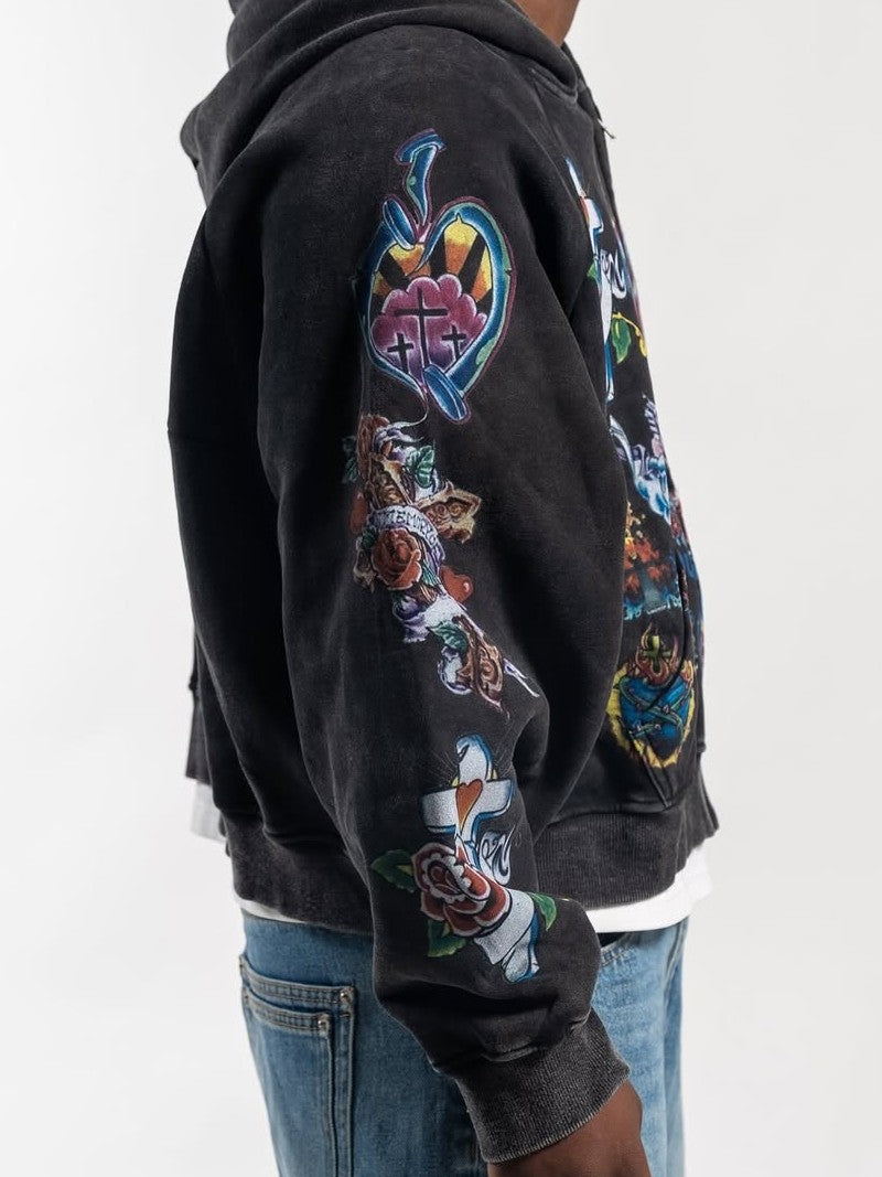 stylewow日本未入荷JUSTO特価セール★JUSTO ANTIRACISM HOODIE Just Hoods JHA003 80/20 Varsity Contrast Hooded Sweatshirt
